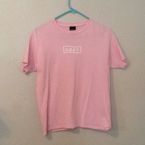 Pink OBEY Tee